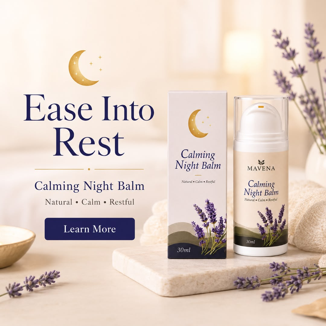 MAVENA Calming Night Balm 与薰衣草