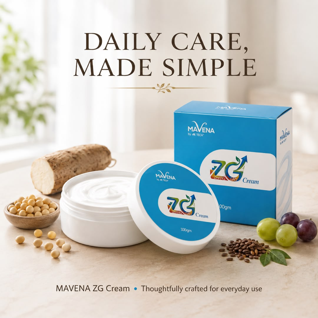 MAVENA ZG Cream 与天然草本原料